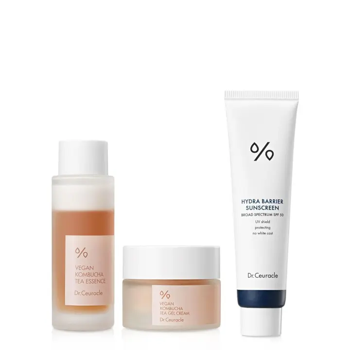Paquete exclusivo Dr.Ceuracle X: juego inicial de té vegano de Kombucha + protector solar Hydra Barrier - 1