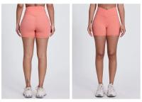 SHINBENE-pantalones cortos con realce de glúteos para gimnasio, Shorts de cintura alta con forma de melocotón, Sexy, cruzado, 4 pulgadas, para entrenamiento, Yoga y correr - details 10