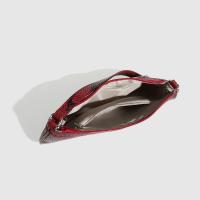 Bolso de hombro con estampado de serpiente, bolso de mujer con cremallera - details 2