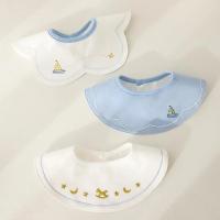 Babero impermeable para bebé, toalla de Saliva con dibujos animados, giratoria de 360 grados, 3 piezas - details 6