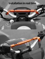 Barra de equilibrio Universal para motocicleta, accesorio de aluminio CNC de 22mm para fortalecer el manillar, palanca de refuerzo extendida - details 2
