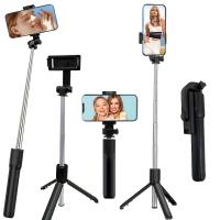 Estilo de vida integrado para selfie, trípode con rotación de 360 ​​grados, ultraportátil y duradero, soporte para teléfono móvil con control remoto inalámbrico, grabación de video, fotos, transmisión en vivo, alimentado por batería. - details 0