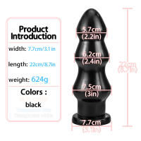 Tapón Anal con ventosa fuerte para pareja, masajeador de próstata, productos para adultos, masturbador femenino, cuentas anales, Juguetes sexuales - details 1