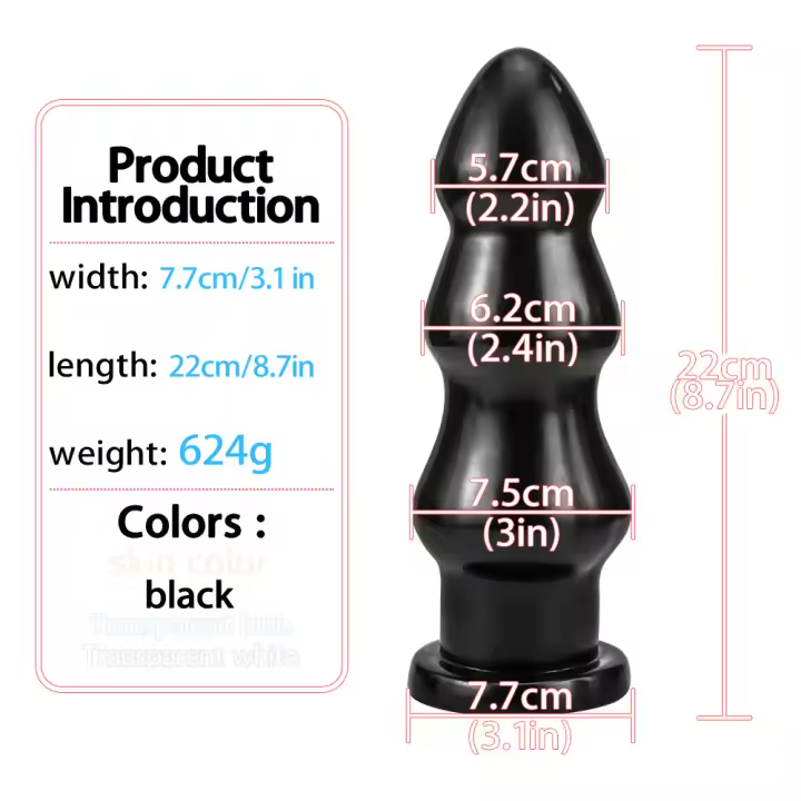 Tapón Anal con ventosa fuerte para pareja, masajeador de próstata, productos para adultos, masturbador femenino, cuentas anales, Juguetes sexuales - 1