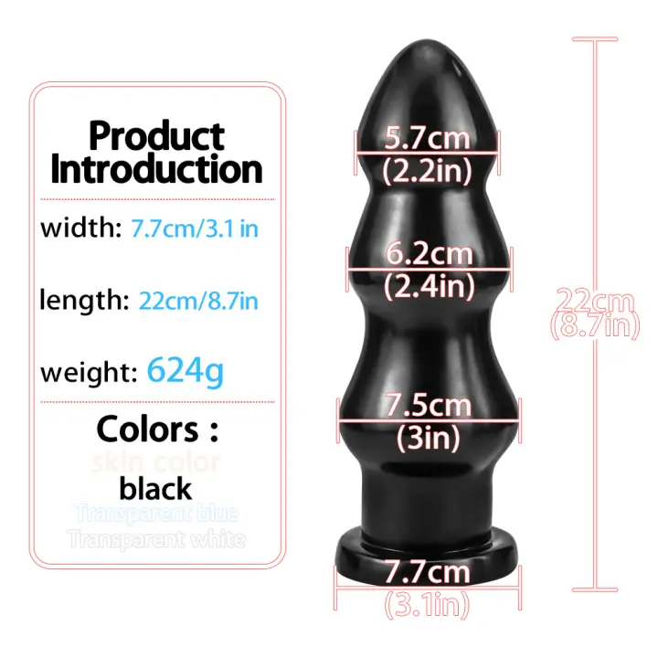 Tapón Anal con ventosa fuerte para pareja, masajeador de próstata, productos para adultos, masturbador femenino, cuentas anales, Juguetes sexuales - 1