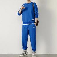 Traje deportivo informal para hombre, camiseta a cuadros de manga larga, pantalones, conjunto de ropa elegante, Otoño/Invierno - details 9