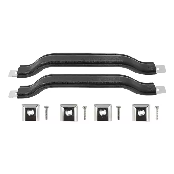 2 uds tirador de correa de manija de puerta Interior de coche para Jeep CJ5 CJ7 CJ8 Wrangler YJ 1987-1995 55009801 KS - 1
