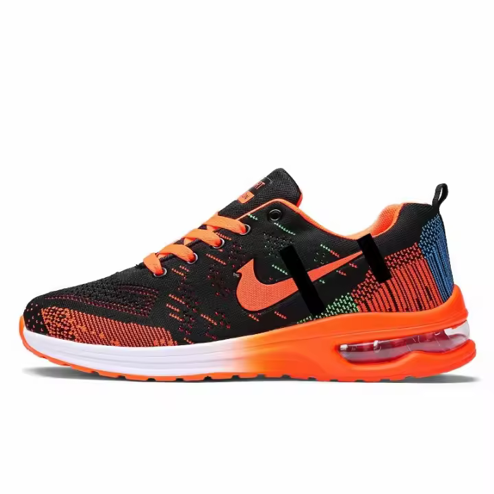 Zapatos deportivos de verano para hombre de gran tamaño, transpirables, resistentes al desgaste y antideslizantes, con amortiguación de aire trasera, absorción de impactos, - 1