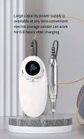 Taladro eléctrico recargable para uñas, 35000 RPM, máquina de manicura y pedicura con batería de 4000 mAh, kit de limas - details 0