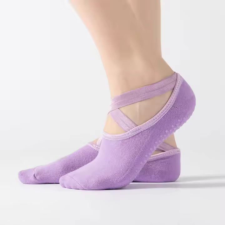 Calcetines de Yoga antideslizantes de secado rápido para mujer, medias de Ballet, Pilates, buen agarre, alta calidad - 1
