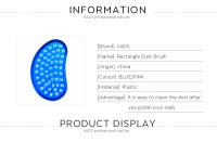 Cepillo de Limpieza para Uñas KADS 4pcs Herramienta Profesional para Artículos de Uñas Borrar Polvo Suave Ideal para Manicura y Lacado de Pies - details 1