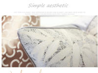 Fundas de Almohada Decorativas Modernas de Lujo Tiras Jacquard Gruesas Moda Nórdica para Sofá - details 6