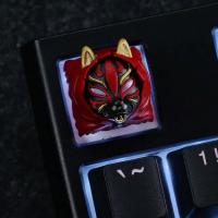 ECHOME Anime Keycap Set - Teclas personalizadas con arte original de Kitsune Perfil Cherry para teclados mecánicos Kits HOT KEYS HKP Accesorios Gaming Artesanales con diseño exclusivo. Compatibles con teclados estándar, ideales para jugadores y coleccioni - details 8