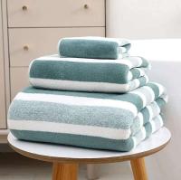 Juego de Patrón a Rayas Suave Toalla de Mano Secado Rápido Absorbente Comodidad para Hombres y Mujeres Tamaño Grande Empaque para el Hogar - details 8