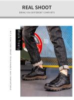 Botas de Seguridad Ligeras y Transpirables para Hombres Cómodas, Suaves, Impermeables de Cuero - details 13