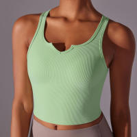 Sujetador de Yoga sin Costuras Alto Impacto Deportivo, Top de Cultivo A Prueba de Golpes, Secado Rápido, Ideal para Ciclismo y Gimnasio - details 18