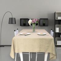 Mantel rectangular de lino sintético en gris caqui para bodas y fiestas navideñas, decoración de banquetes, moderno - details 10