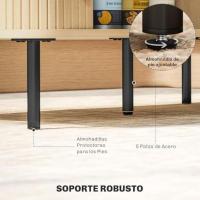 Mesa Baja de Centro para Sala de Estar Estilo Persiano con 2 Puertas 2 Compartimentos - details 6