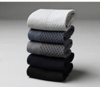 Calcetines cortos de fibra de bambú para hombre, medias tobilleras transpirables de alta calidad para verano e invierno, 5 pares - details 10