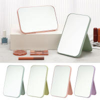Espejo de maquillaje plegable portátil para mujer, espejo de maquillaje de un solo lado, creativo, Color sólido, alta calidad - details 1