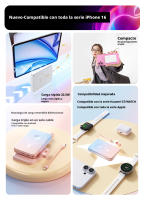 Cargador Inalámbrico Magnético Ultrafino, Batería Externa de 10000 mAh con Carga Rápida Magsafe para Teléfonos y Relojes - details 1