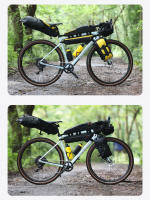 Rhinowalk-bolsa grande para tubo superior de bicicleta, paquete de bicicleta Extra largo resistente al agua para MTB y bicicleta de carretera con longitud de marco de 18 pulgadas o más - details 21