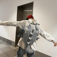 Mochila impermeable de tiburón a la moda, bolso informal de viaje para ordenador portátil con múltiples bolsillos, mochila escolar de nailon de gran capacidad para estudiantes universitarios y adolescentes - details 25
