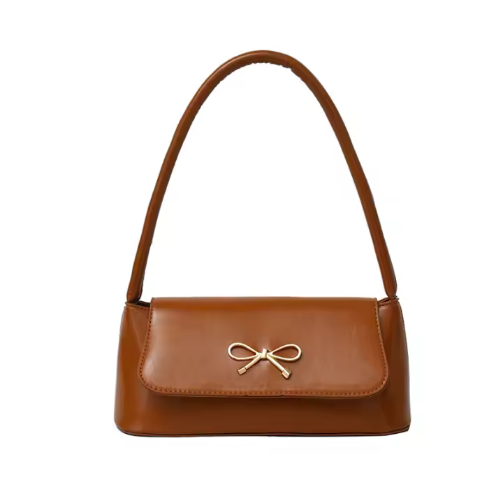 Bolso Cuadrado Pequeño de Moda 2025 Diseño de Nichel para Mujer Bolso de Hombro Elegante de Nylon y Poliéster - 1