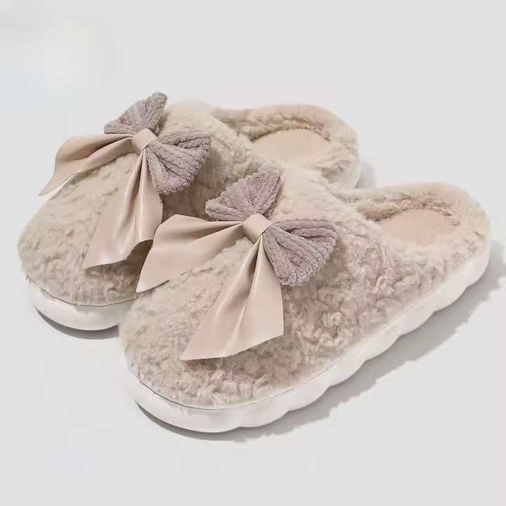 Zapatillas de suela con arco interior térmico y suela gruesa - 1