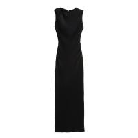 Casual Chic Verano Sin mangas s, Moda femenina larga y recta por - details 22