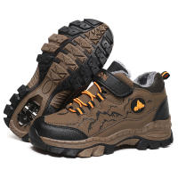 Zapatos de senderismo para niños de alta calidad, zapatos cálidos antideslizantes de lana para exteriores para niños y niñas, botas de nieve impermeables cómodas para invierno - details 21