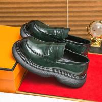 Zapatos informales de vestir para hombre, suela gruesa de charol, talla grande, suela de goma suave, moda de otoño - details 2