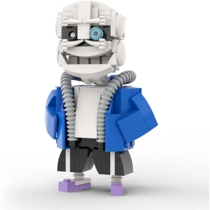 Juguete de Bloques de Construcción Undertale Sans Muñeco de Acción de Juego de Aventura - 1