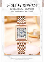 Reloj de cuarzo casual con pulsera cuadrada para mujer - details 3
