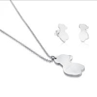 Conjunto de oso, conjunto de collar y aretes de oso con cuello torcido - details 0