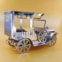 Modelos clásicos Retro de aleación de acero inoxidable, decoraciones para ventanas de sala de estar, modelos de coches antiguos artesanales - details 21
