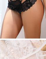 Bragas de Encaje Sexy para Mujer, Ropa erótica, Interior de Tiro Bajo para Señora, Lencería Sólida, Floral, Máxima Comodidad y Noche - details 10