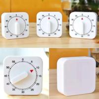 Temporizador nical cuadrado blanco con alarma de cuenta regresiva de 60 minutos para herramientas de horneado en casa de cocina - details 2