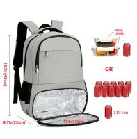 Mochila de viaje, Nevera isotérmica, Bolsa de Picnic para Picnic, Playa, Almuerzo, Barbacoa - details 6