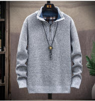 Suéter de punto para hombre Sudaderas más gruesas Jersey con media cremallera - details 12