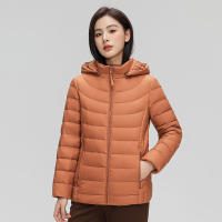 Chaqueta de plumón ultraligera para mujer, Abrigo con capucha, sombrero desmontable, 7xl talla grande, Invierno - details 7