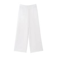 Conjunto Elegante para Mujer OUWU Pantalones de Pierna Ancha con Cintura Elástica y Cremallera + Camisa de Manga Corta con Espalda Descubierta - details 6