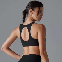 Hamidou sujetador de Yoga para mujer, chaleco de nailon de Color sólido, Sujetador deportivo transpirable, secado rápido - details 13