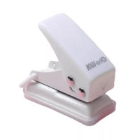 Mini Perforadora Individual Portátil Herramientas de Sujetación de Documentos para Oficina y Estudiantes Adecuada para Scrapbooking y Perforación de Agujeros en Papel - details 1
