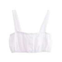 ZOCI-Top corto de popelina a la moda para Mujer y cintura alta elástica con cordón, falda larga, conjuntos de dos piezas para Mujer - details 4