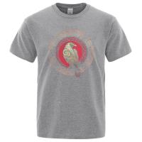 Camiseta de Manga Corta para Hombre, Camisa con Estampado de Cuervo Vikingo del Rey Ragnar, Estilo Informal y Hiphop, Ropa Veraniega, Cómoda y a la Moda, Año 2022 - details 9