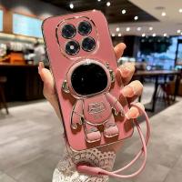 Funda de silicona linda Para Xiaomi Redmi Note 14 Pro Plus 5G, cubierta protectora con el astronauta de pie - details 5