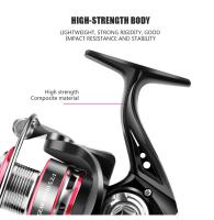 Carrete de Pesca Huidiao de Acero Inoxidable 1000-7000 Giro Ideal para Pesca en el Mar y Carpa - details 5
