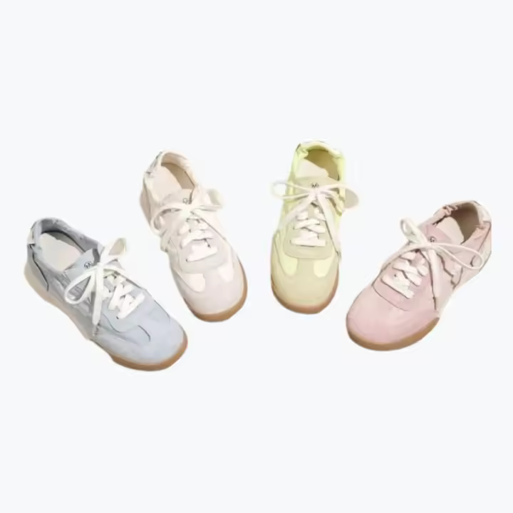 Aumento de altura interior 6 cm ballet zapatos de entrenamiento de las mujeres tamaño pequeño plataforma de cuero casual deportes Forrest Gump zapatos - 1