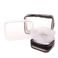 Bolsas de almacenamiento de lavado portátiles para mujer, organizador con cremallera, bolsa de cosméticos, transparente, a la moda, 1 unidad - details 6
